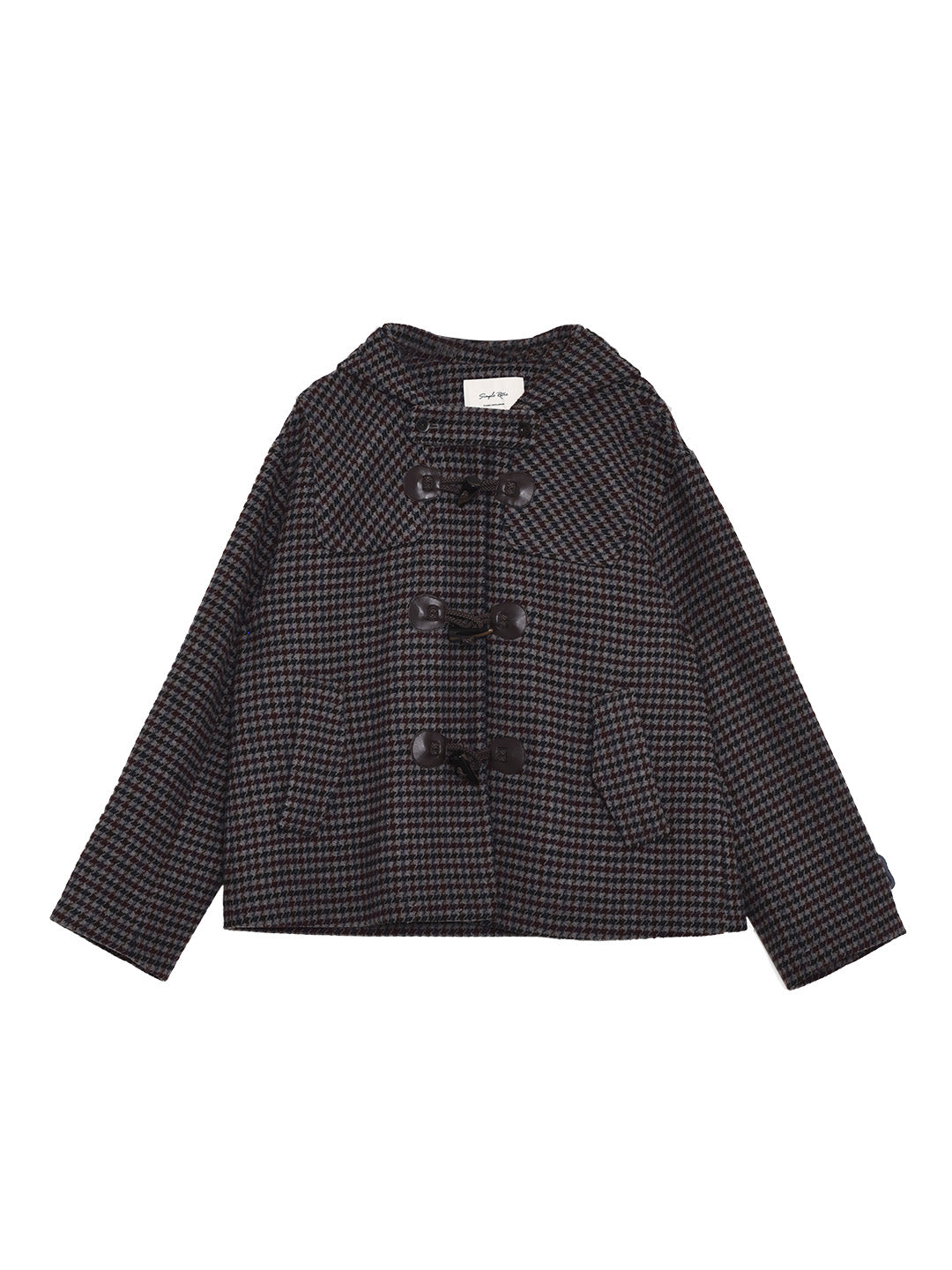 Kylee Houndstooth Wool Jacket