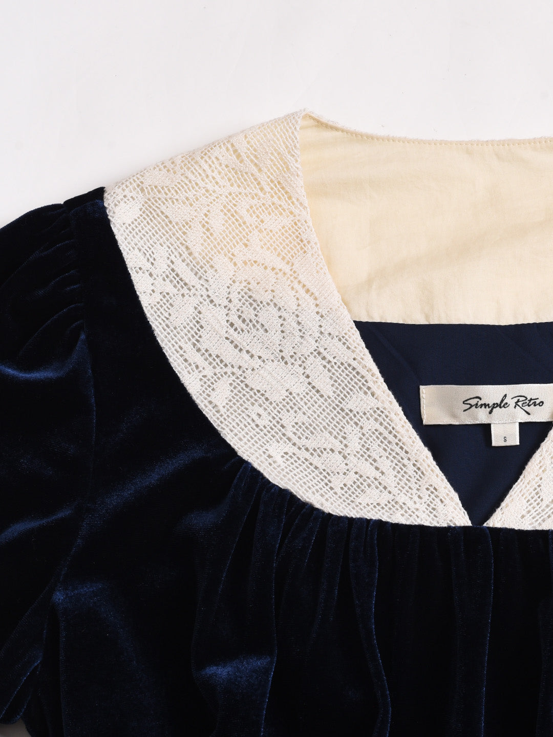 Aila V-Neck Velvet Dress