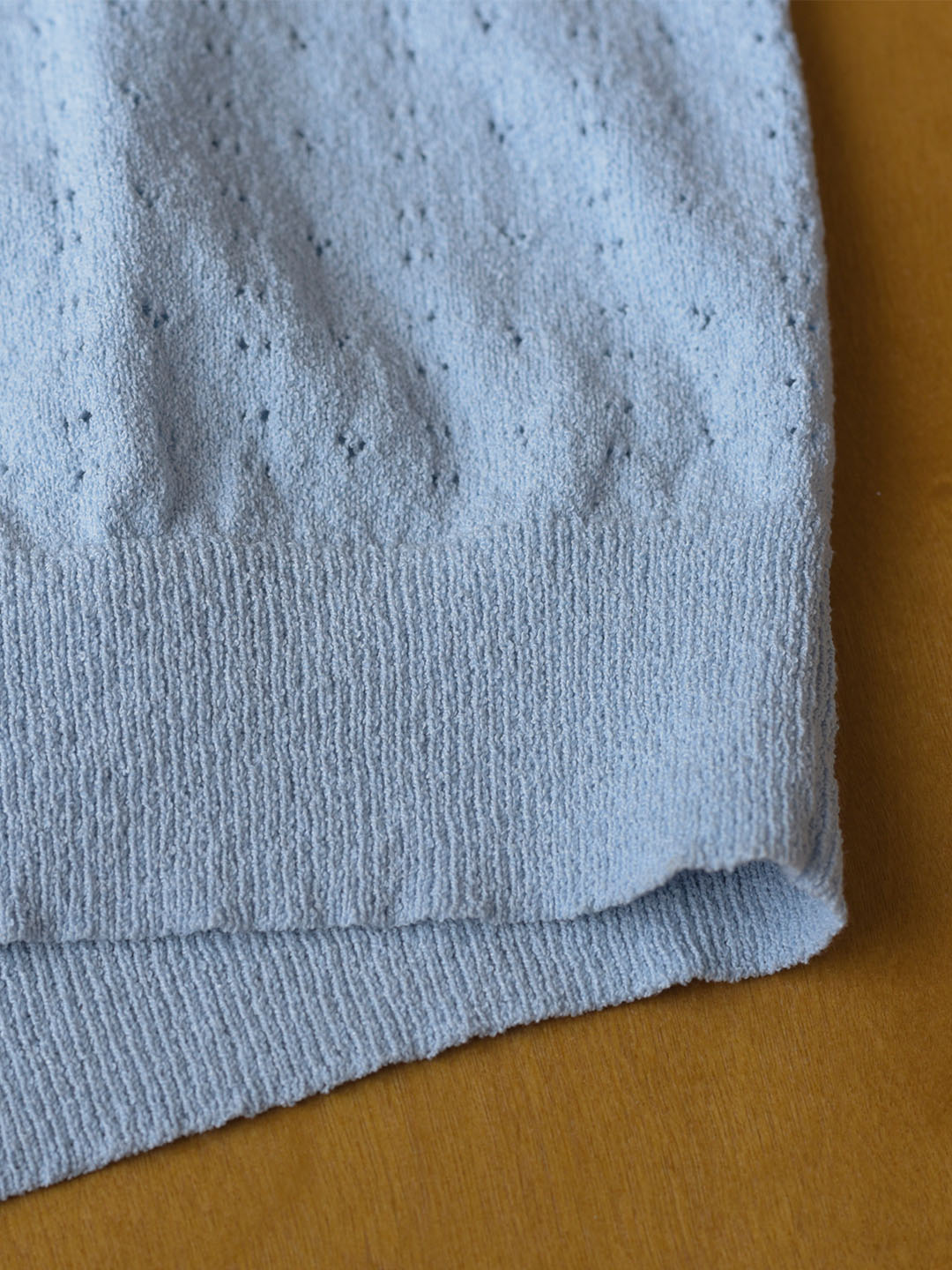 【Final Sale】Florence Polo Neck Short Sleeve Knit