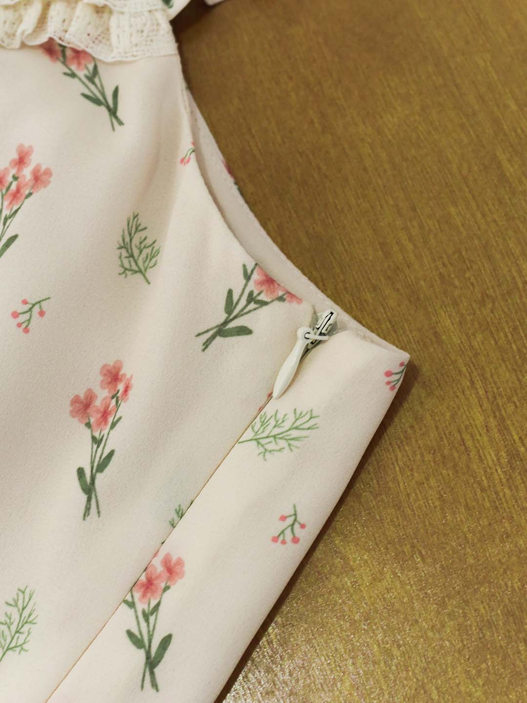 【Final Sale】Monica Square Neck Floral Dress