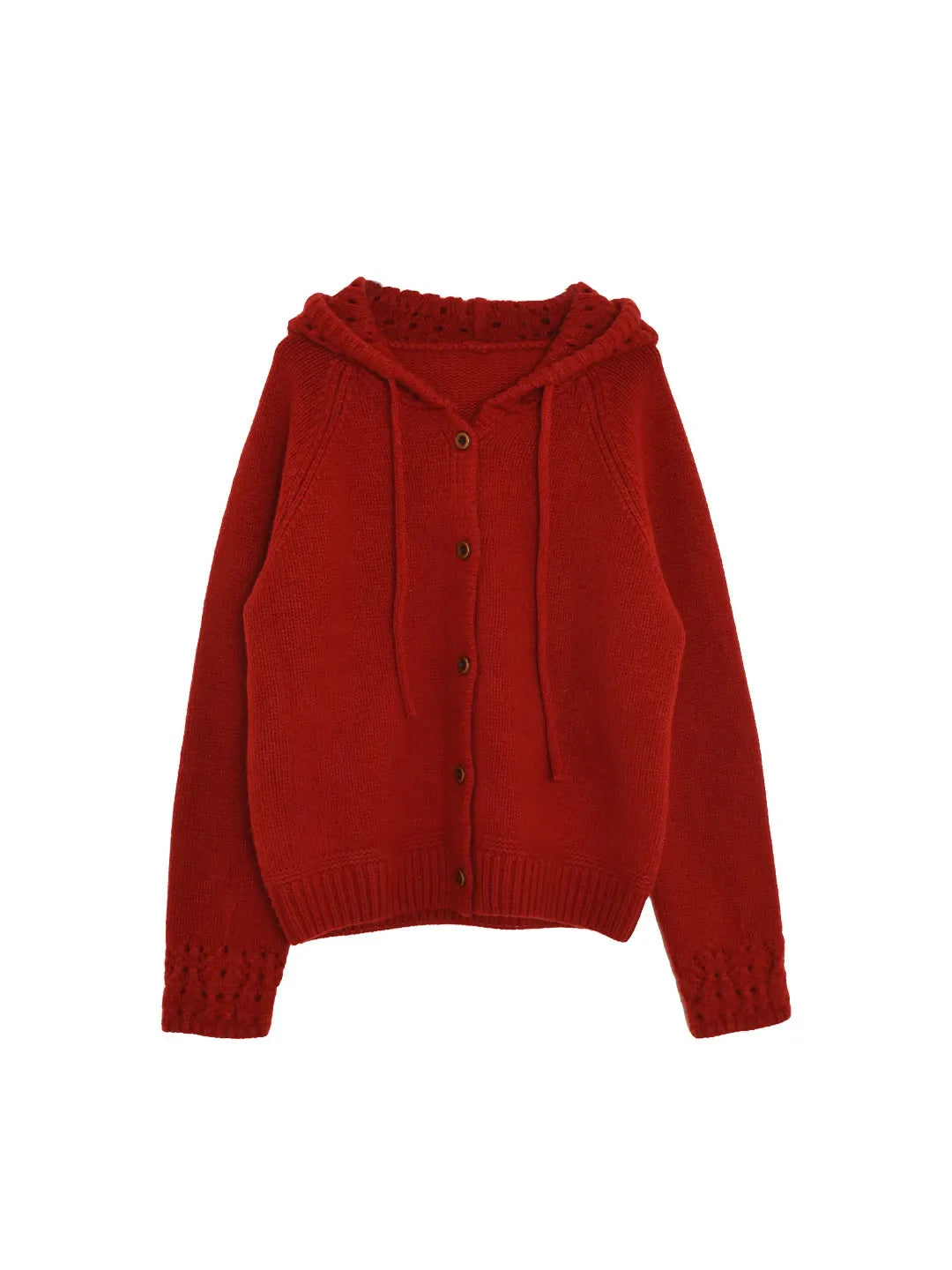 Kori 100% Wool Hoodie Cardigan