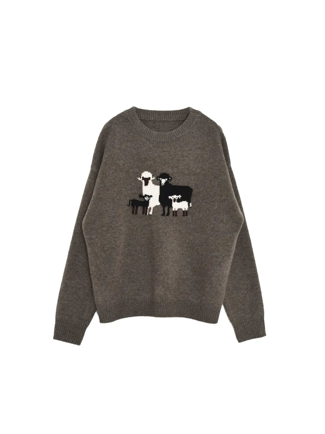 Alexia Round Neck 100% Wool Sweater