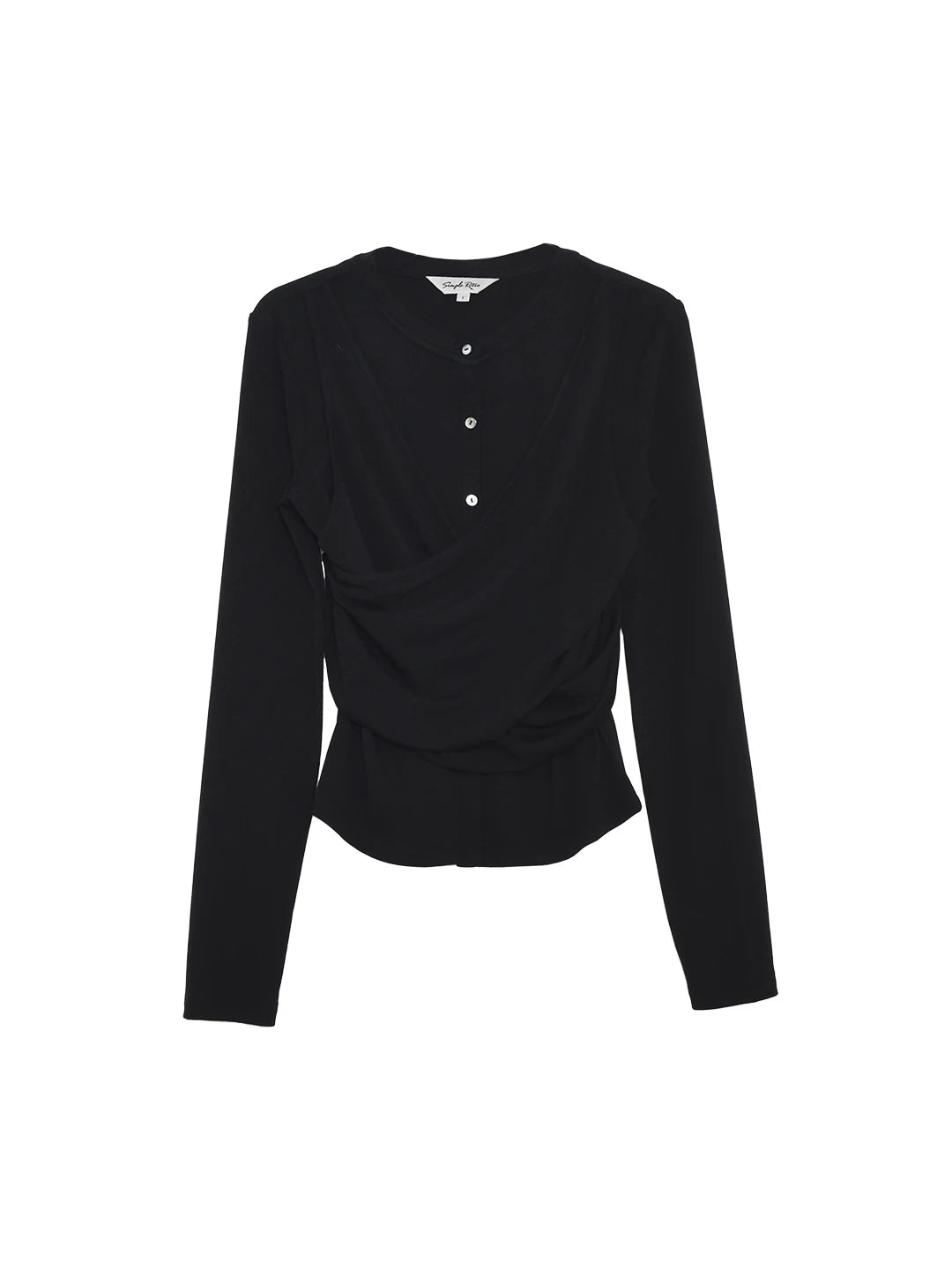 Zhuri Round Neck Wool Cardigan