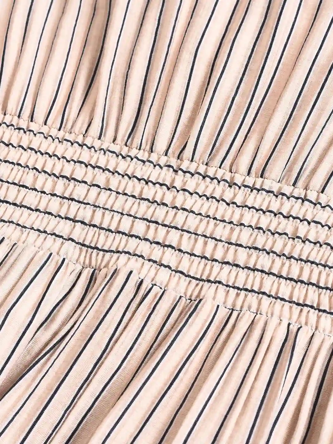 Janlisa Cowl Neck Stripe Dress