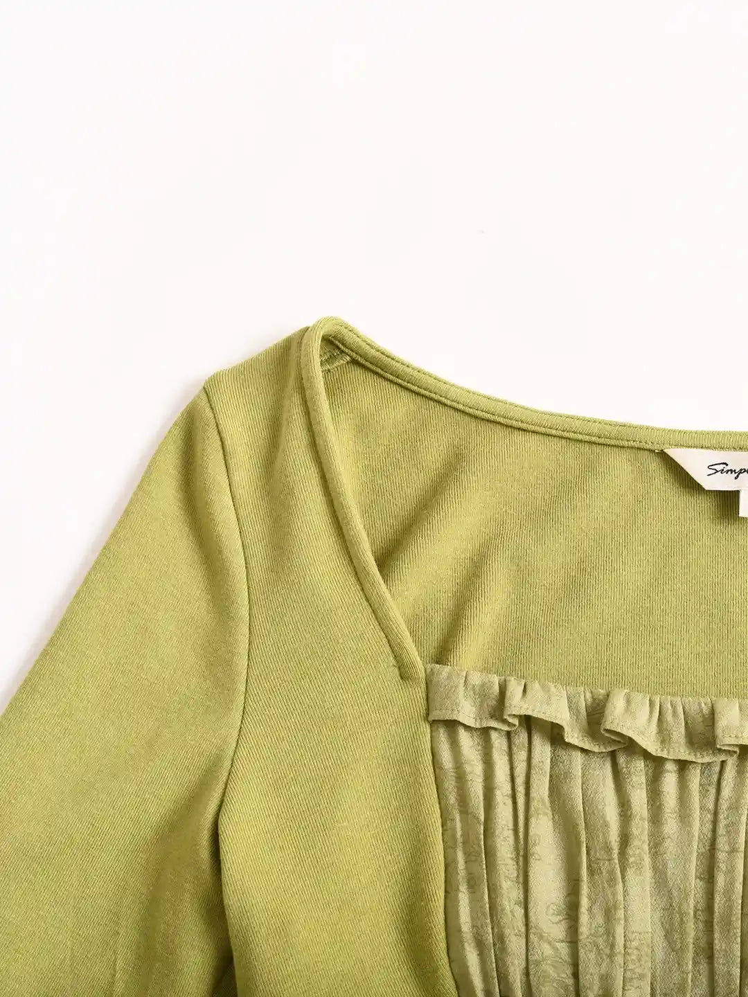 Kimora Square Neck Shirred Dress