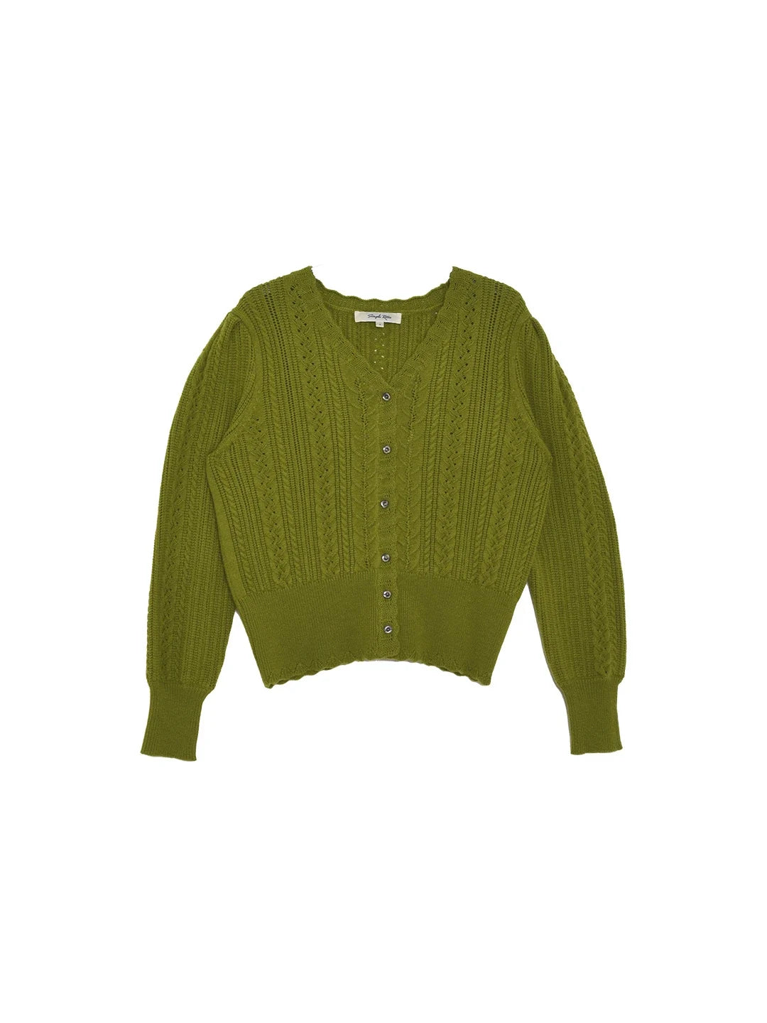 Livia V-Neck Hollow Cardigan