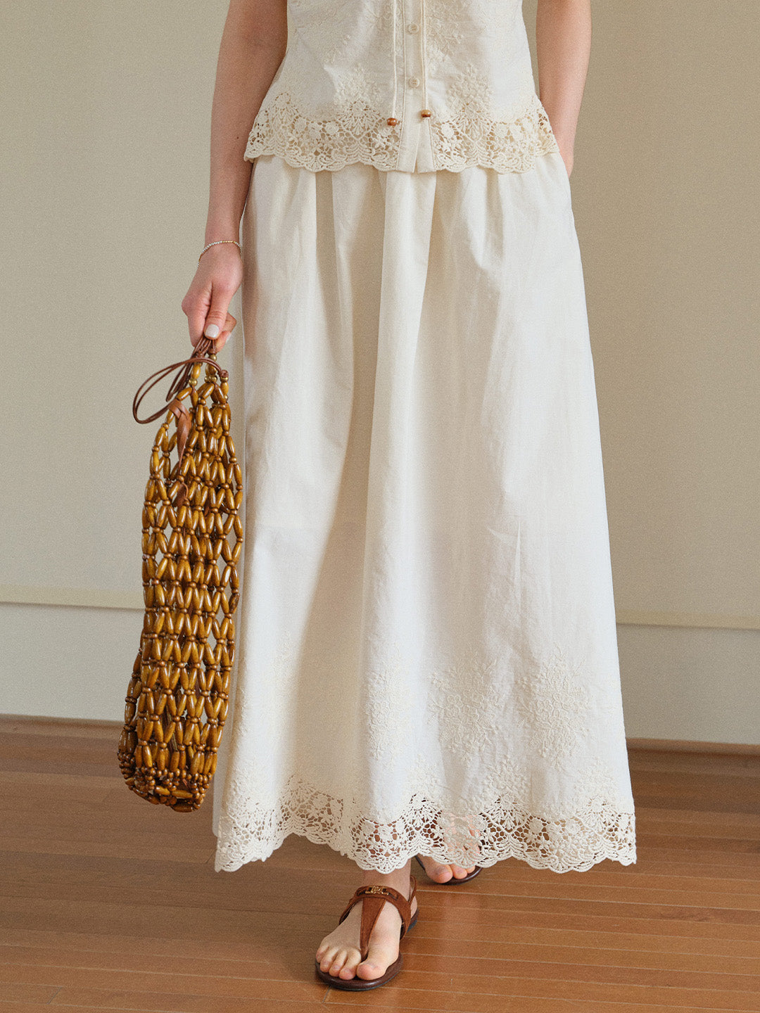 cotton skirt dress Cotton Full Skirt in Dresses & Skirts