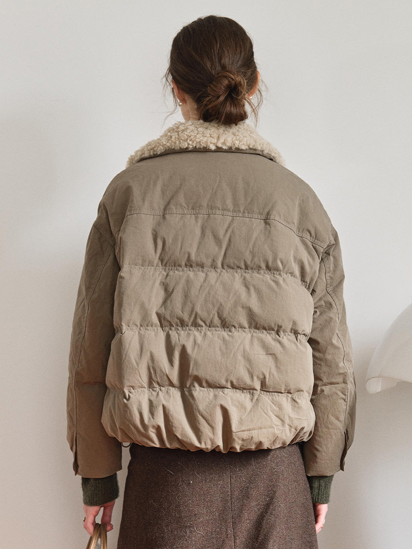 Orsina Faux-Fur Collar Padded Jacket