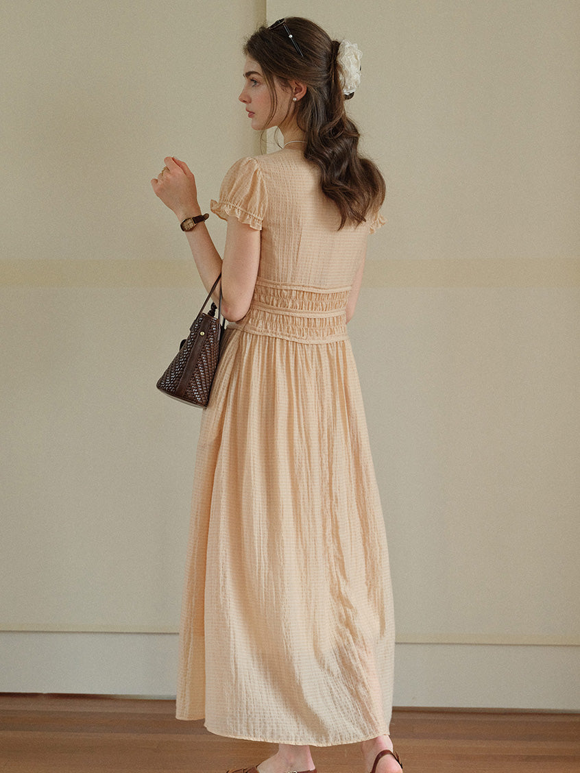Myla French Lace V-Neck Dress