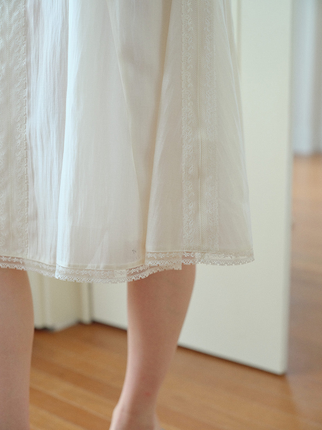 Vanessa French Loose Midi Skirt