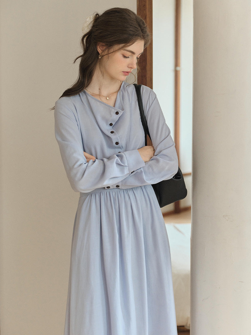 Amethyst 100% Lyocell A-line Lace Dress