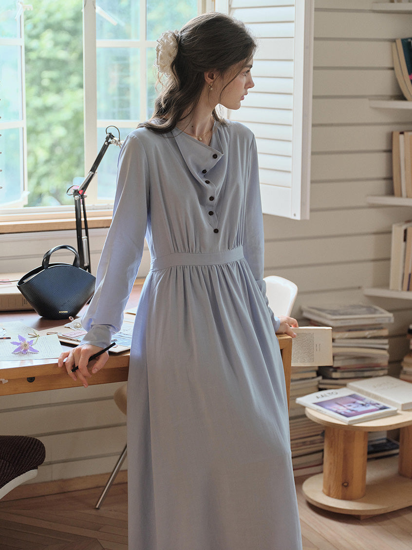 Amethyst 100% Lyocell A-line Lace Dress