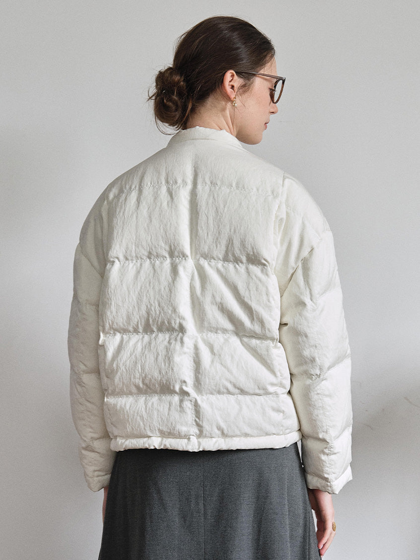 Cassandre Stand-Collar Padded Jacket