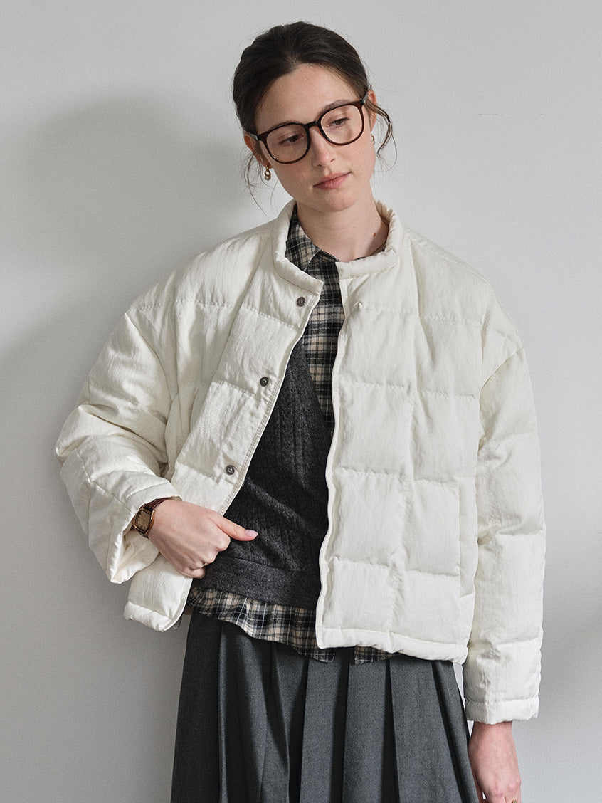 Cassandre Stand-Collar Padded Jacket
