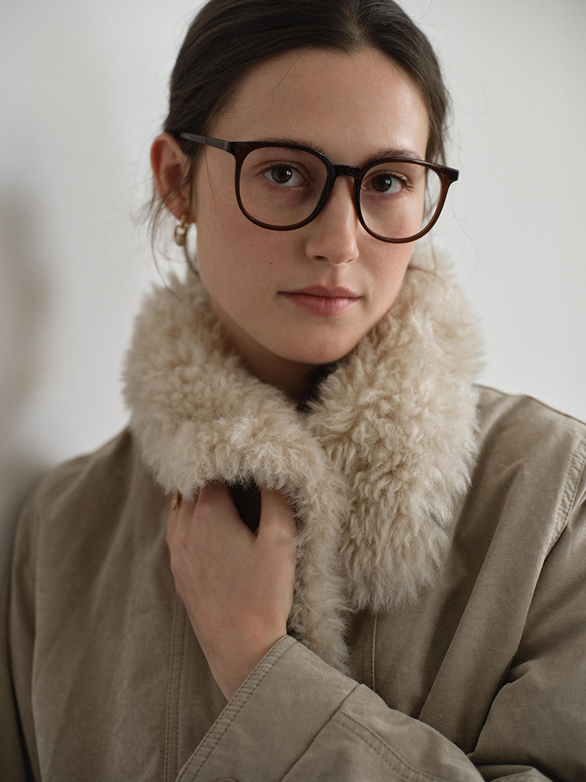 Roisin Toggle-Front Faux-Fur Padded Jacket