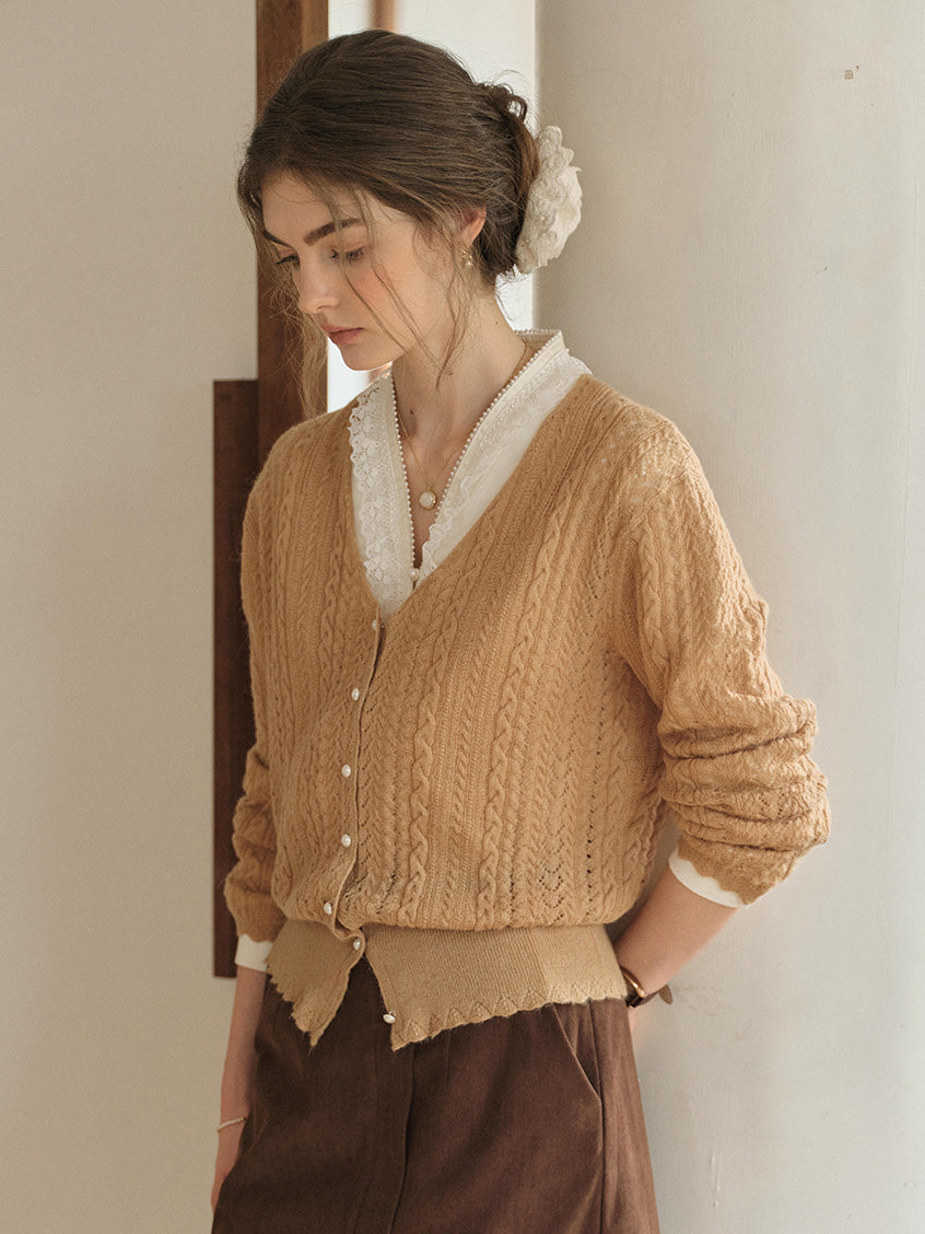 Giunone Mohair-Merino Revival Cardigan