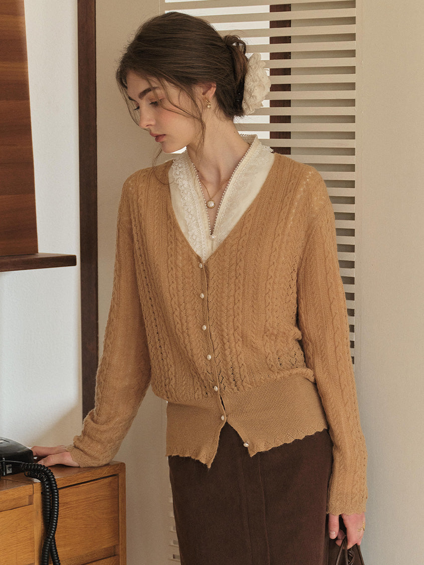 Giunone Mohair-Merino Revival Cardigan