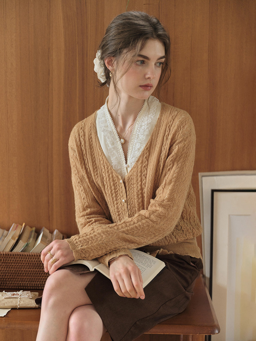 Giunone Mohair-Merino Revival Cardigan