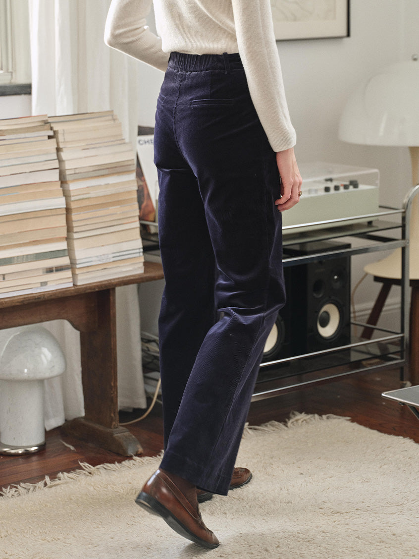 Maja Flap-Pocket Velveteen Pants