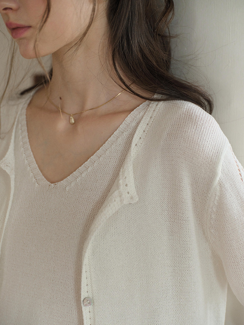 Ximena Strap Vest and Cardigan Set