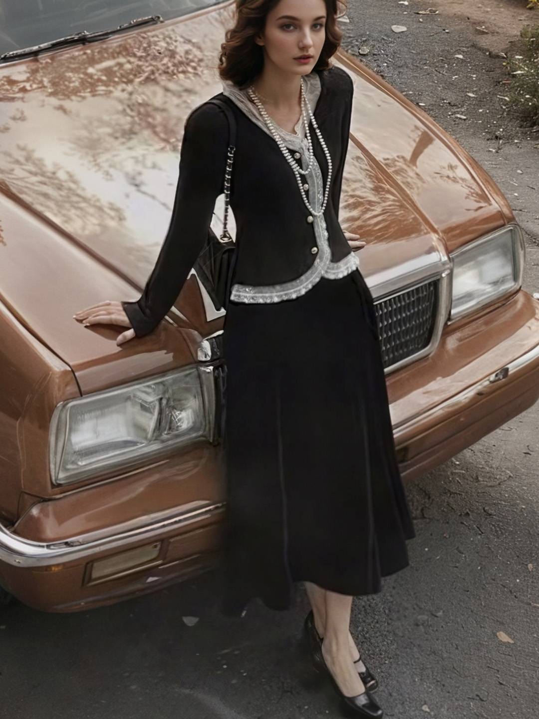Alison V-Neck Lace Blouse
