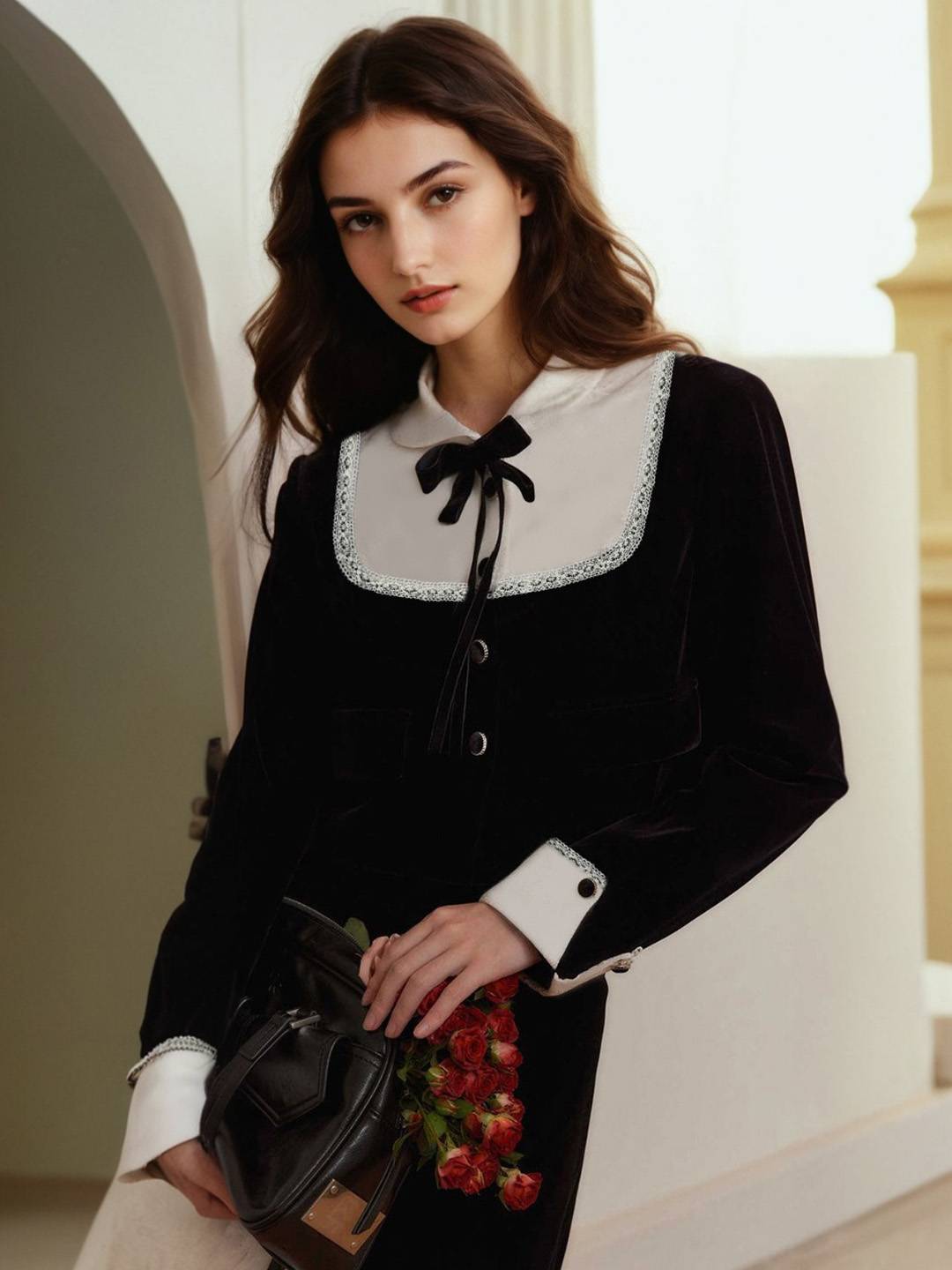 Avianna Peter Pan Collar Blouse