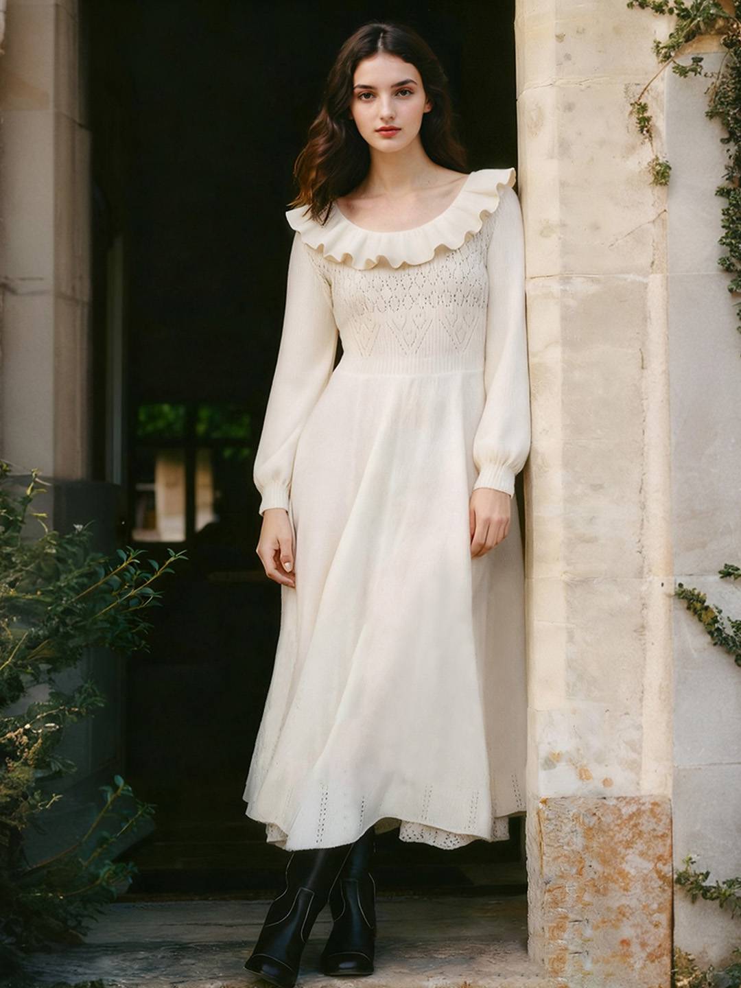 Mina Round Neck Dress