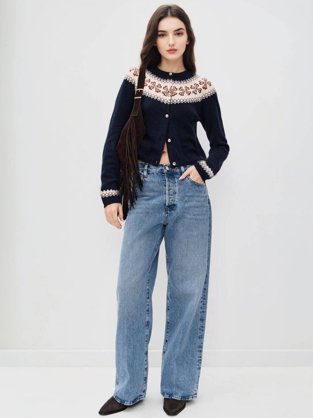 Thalia Round Neck Cardigan