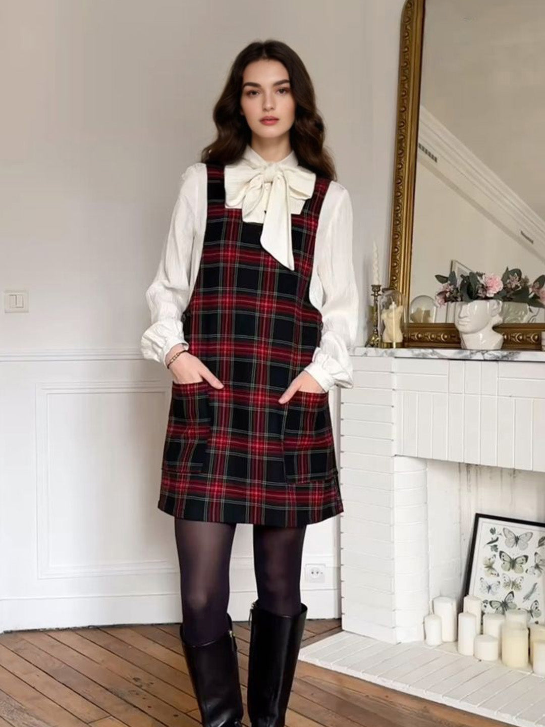 Amoura Square Neck Dress