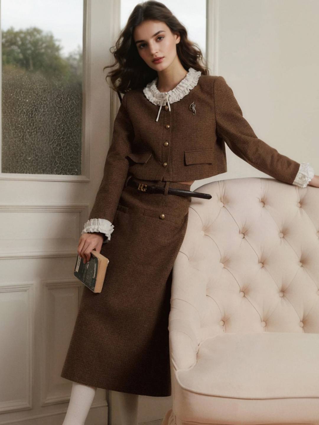 Penny Lace Neck Jacket