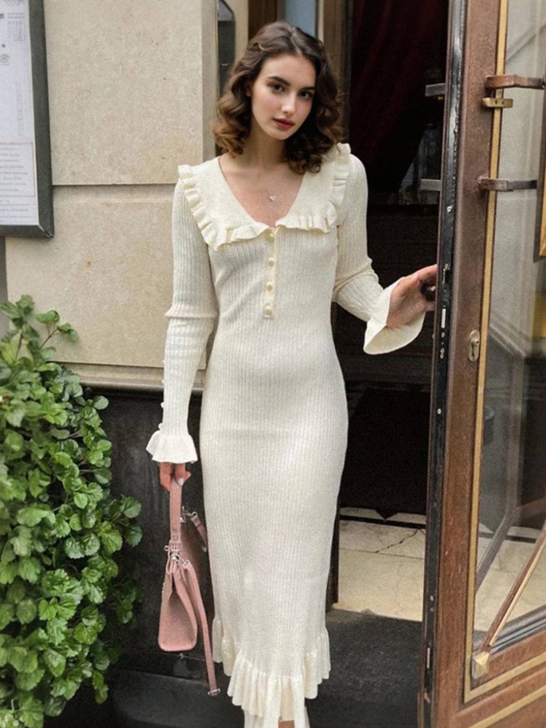 Gloria V-Neck Dress