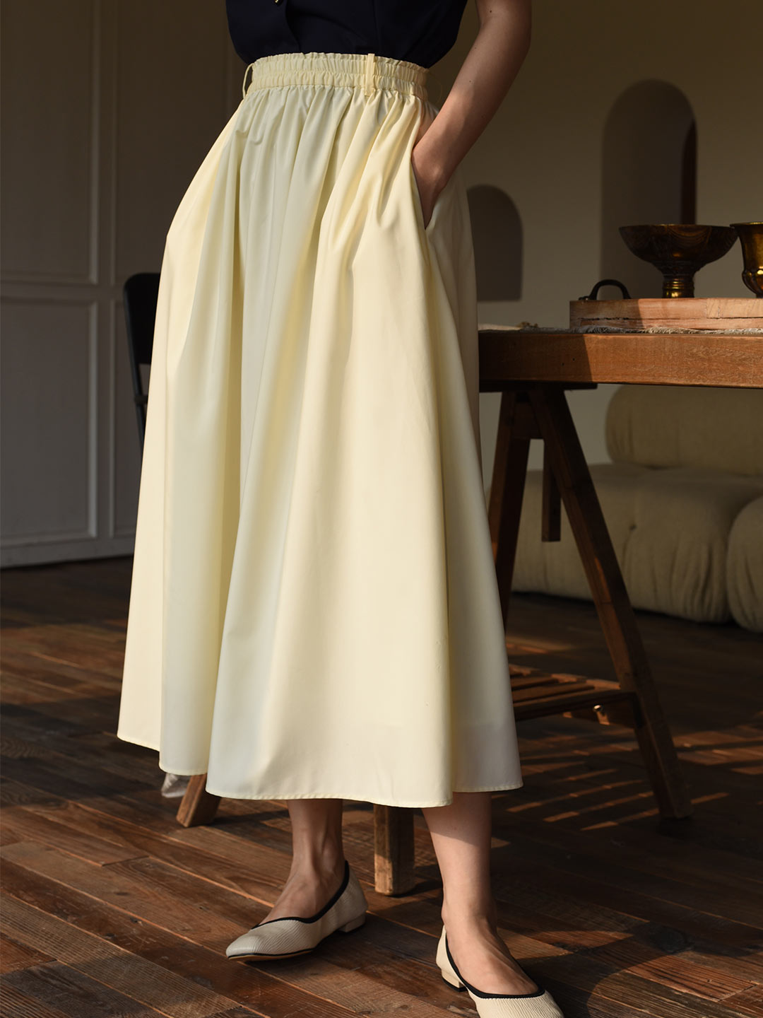 【Final Sale】Ivana A-Line Midi Skirt