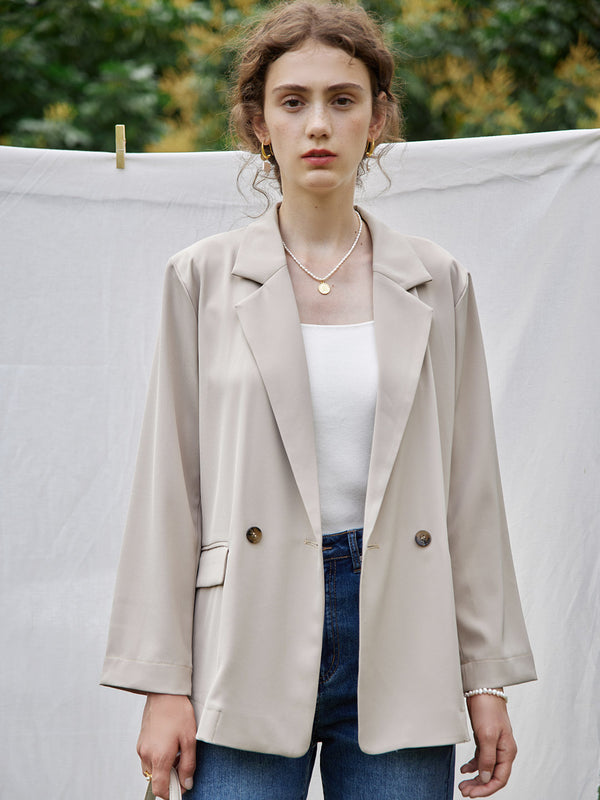 Randy Casual Chiffon Blazer