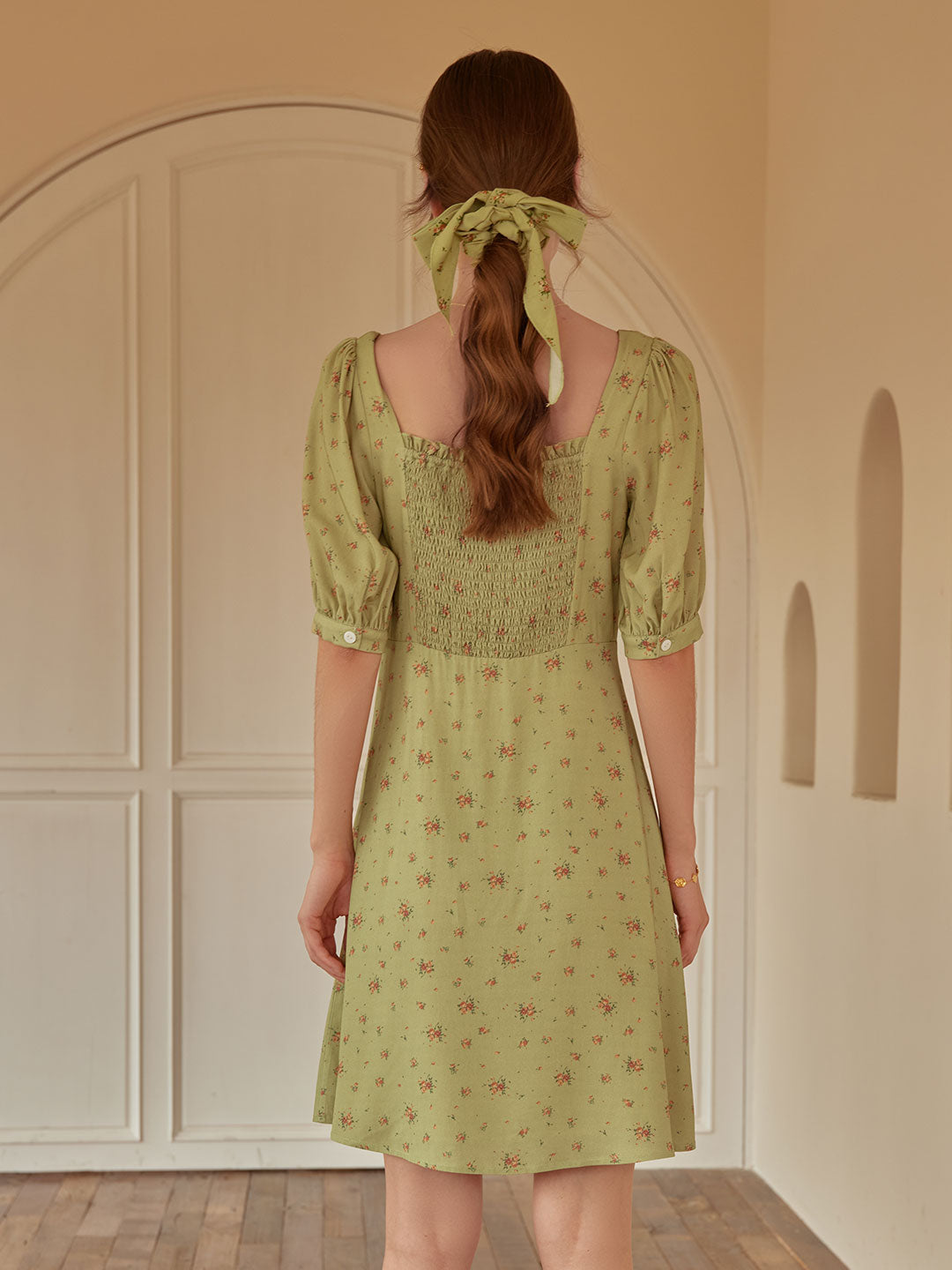 Rosalina Floral Mini Dress/Simple Retro/55054