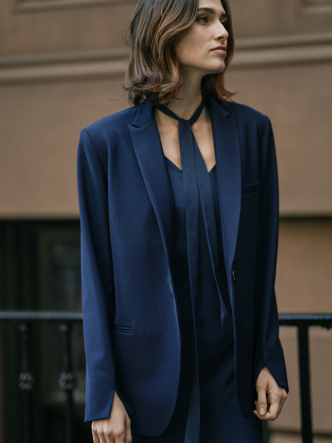 Alondra Peak Lapel Jacket/SIMPLE RETRO/55006