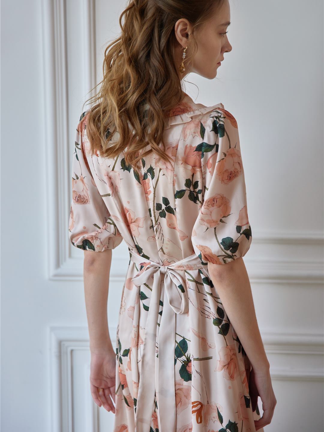 Julie Printed Maxi Dress/Simple Retro/11197