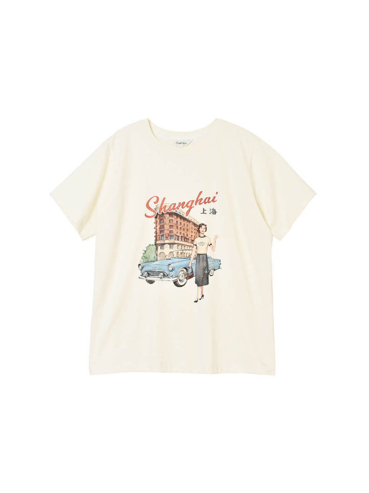 Jack Retro Graphic Cream T-shirt/SIMPLE RETRO
