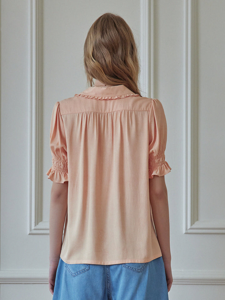 Alma Blouse - Light Smoke –