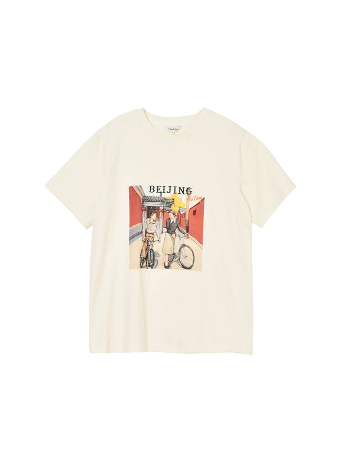 Jack Retro Graphic Cream T-shirt/SIMPLE RETRO