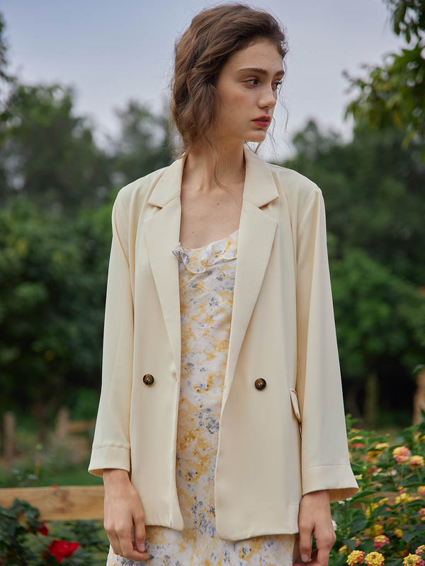 Joanne Chiffon Blazer/Simple Retro/22066