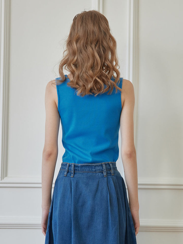 Bella Sleeveless Knit Top/SIMPLE RETRO