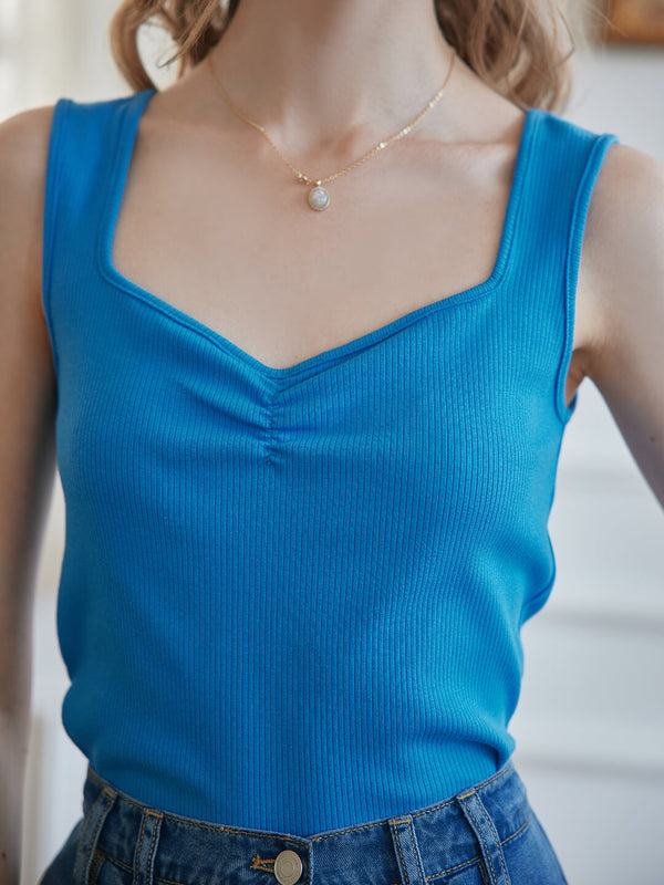 Bella Sleeveless Knit Top/SIMPLE RETRO