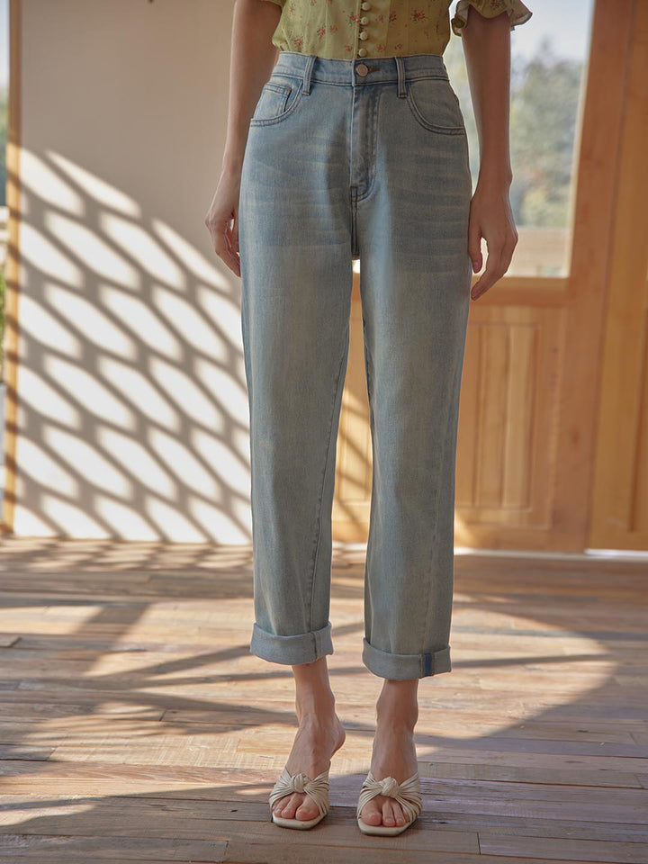 Gemma High-Waisted Jeans/Simple Retro/22011