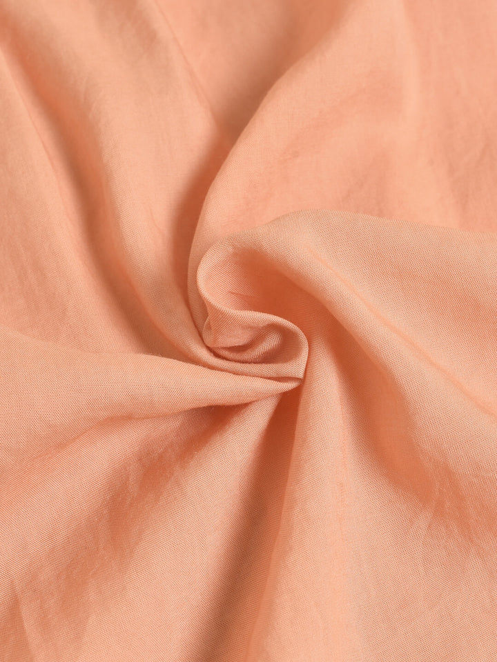Loane V-neck Lace Orange Blouse/Simple Retro/66068