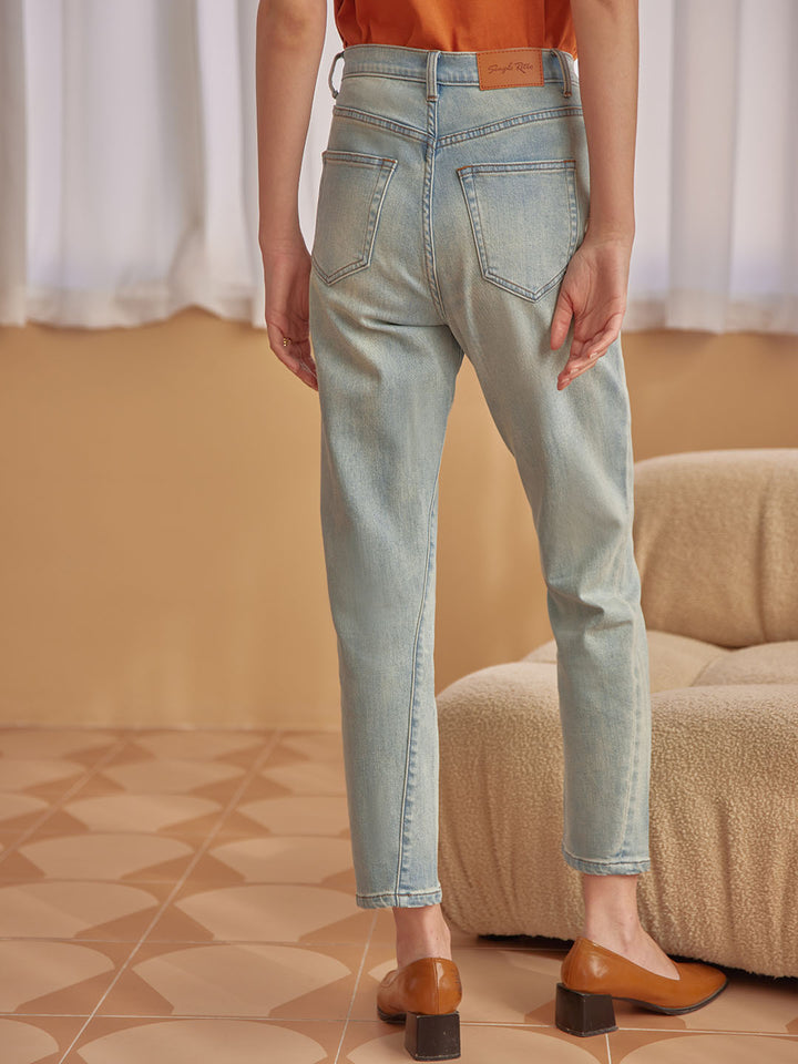 Gemma High-Waisted Jeans/Simple Retro/22011