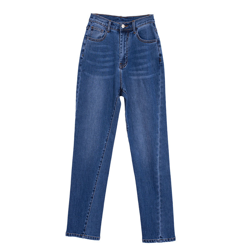 【Final Sale】 Gemma High-Waisted Jeans - Deep Blue