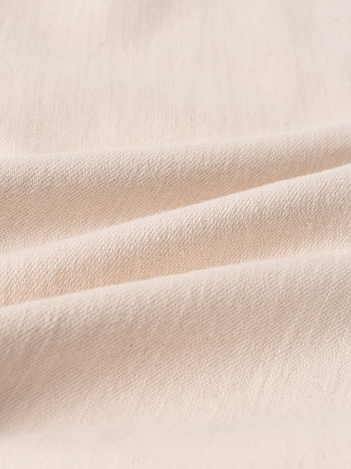 Felicia Vintange Inspirt White Straight Jeans/Simple Retro/66044