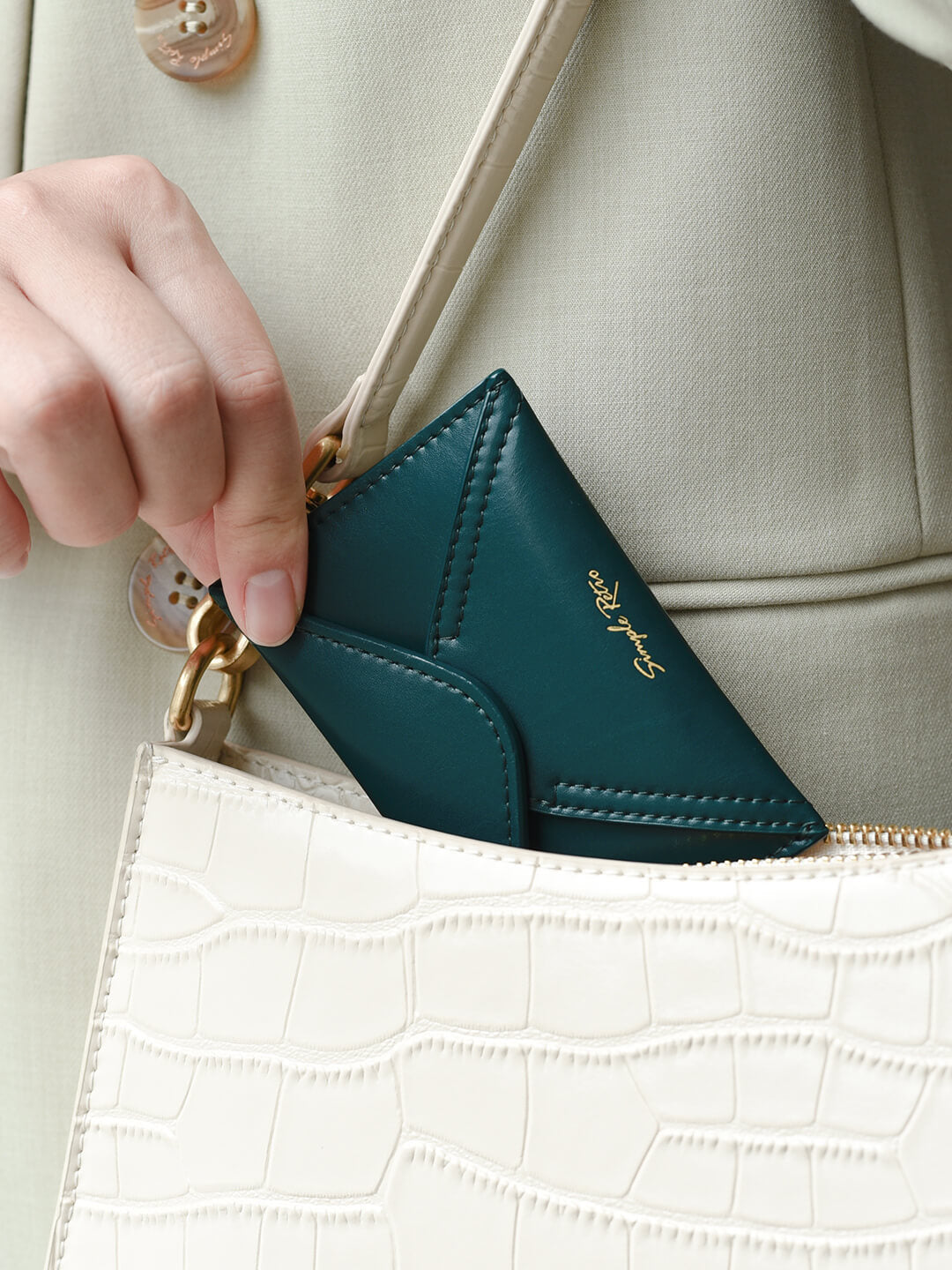 Leather Card Holder/Simple Retro/33393