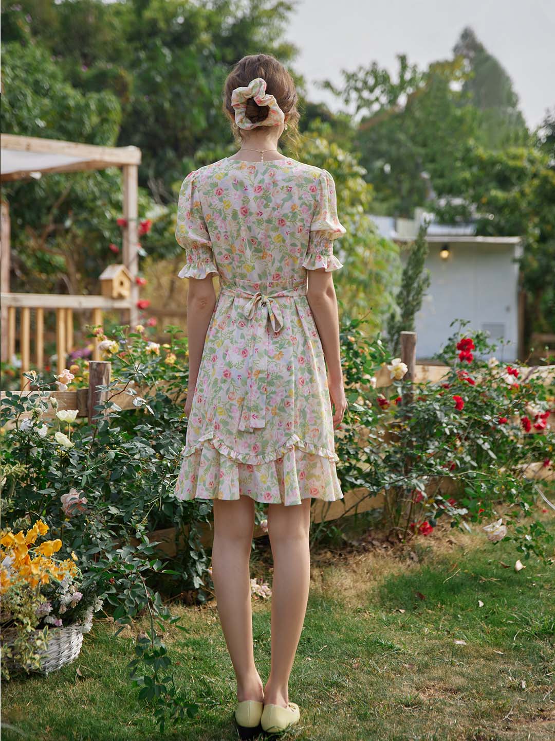 【Final Sale】Kora Floral Printed Midi Dress