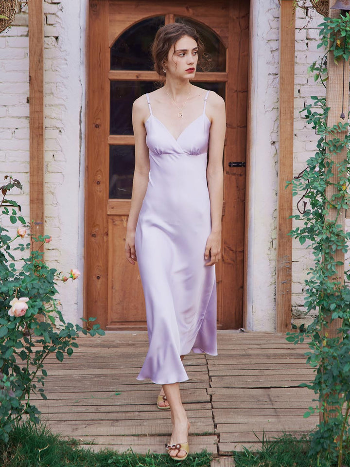 Our Pearl Veil Violet + A Simple Slip Dress